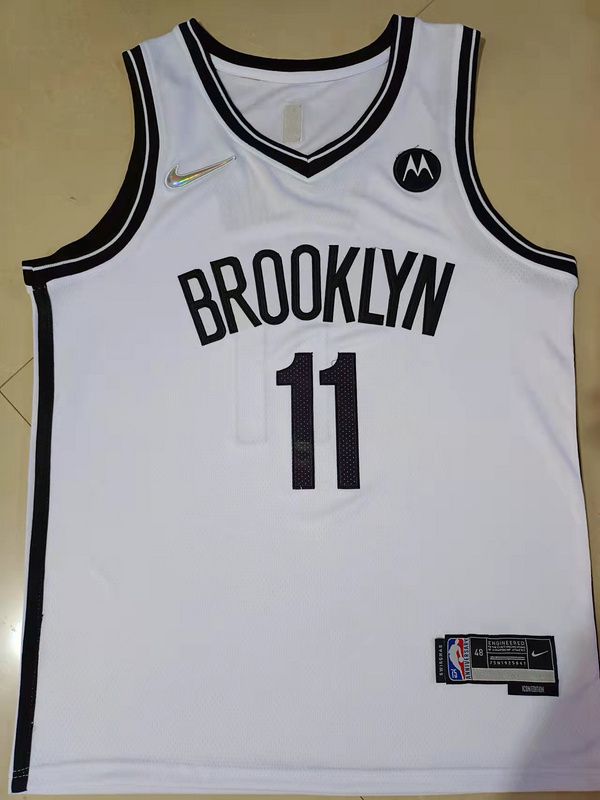 Cheap Men Brooklyn Nets 11 Irving White Nike New Game NBA Jersey